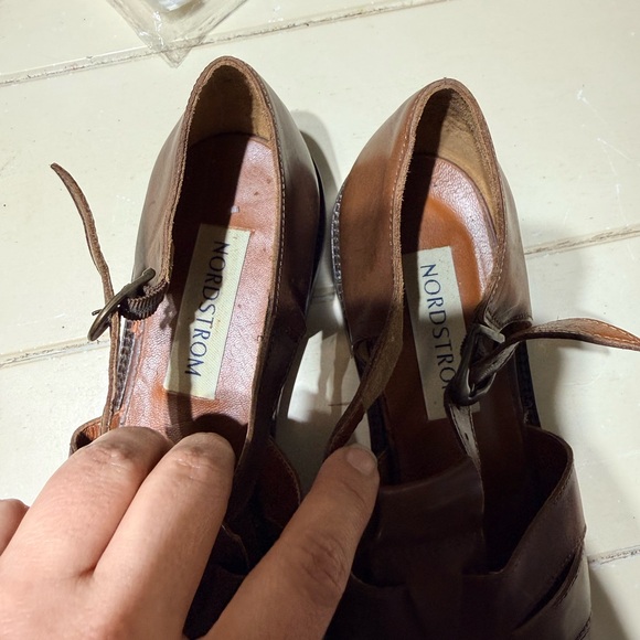 Nordstrom Men's Tan Leather Loafers - Picture 2 of 6